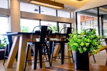 Lobby sitting area