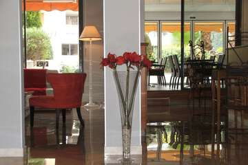 Interior entrance