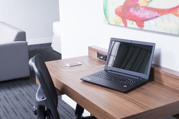 In-room business center
