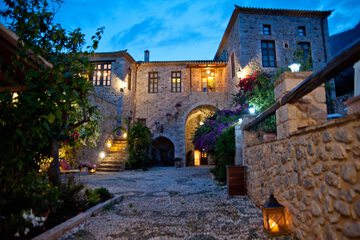 Front of property - evening/night