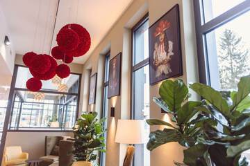 Lobby sitting area