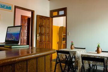 Interior entrance