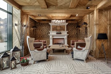 Lobby sitting area