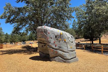 Outdoor rock climbing