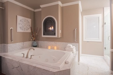 Private spa tub