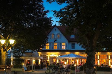 Front of property - evening/night