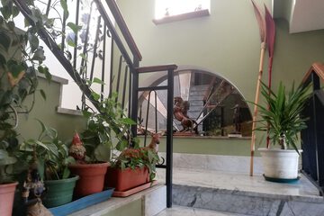 Interior entrance