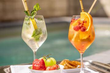 Poolside bar