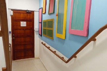 Interior entrance