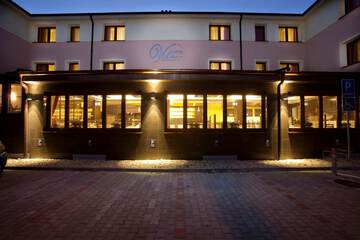 Front of property - evening/night