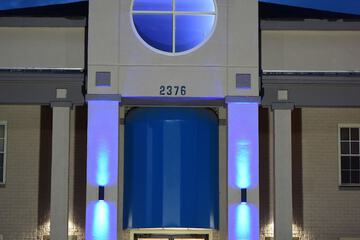 Front of property - evening/night