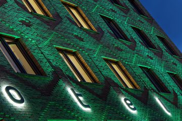 Front of property - evening/night