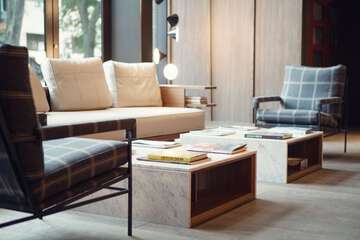 Lobby sitting area