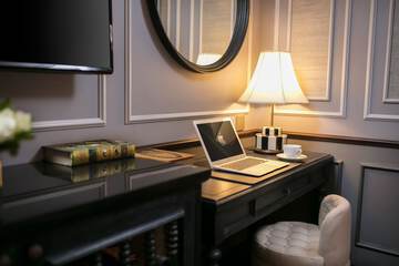 In-room business center