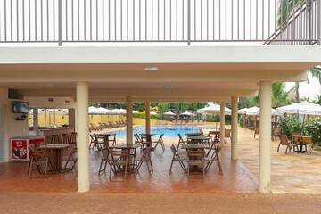 Poolside bar