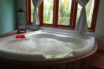 Private spa tub