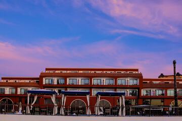 Front of property - evening/night