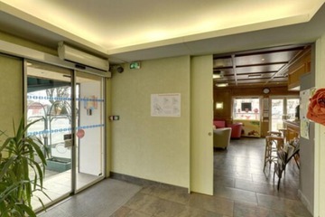 Interior entrance
