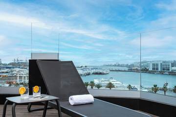 Rooftop pool