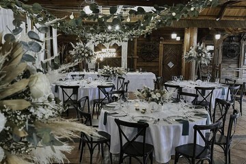 Indoor wedding