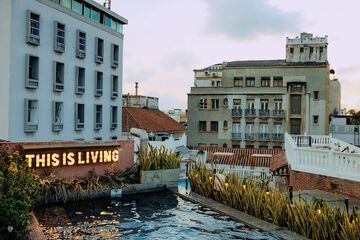 Rooftop pool
