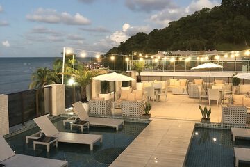 Outdoor wedding area