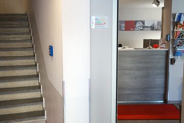 Interior entrance