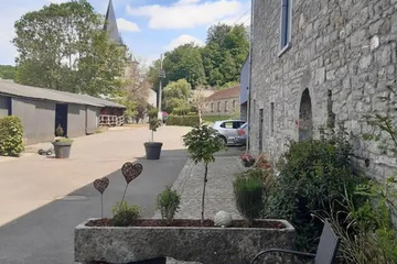outside