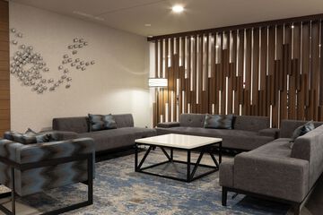 Lobby sitting area