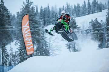 Snowmobiling