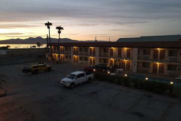 Front of property - evening/night