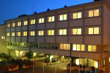Front of property - evening/night