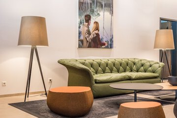 Lobby sitting area