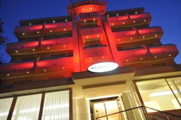 Front of property - evening/night