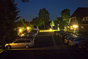 Front of property - evening/night