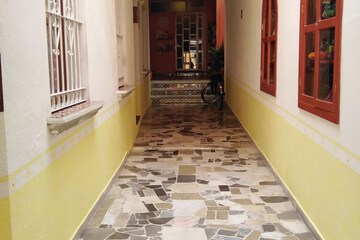 Interior entrance