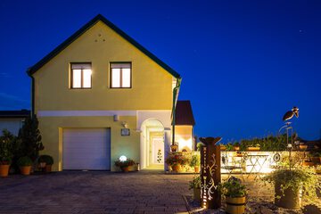 Front of property - evening/night