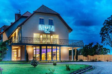 Front of property - evening/night
