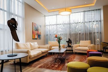Lobby sitting area