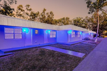 Front of property - evening/night