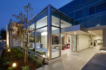 Front of property - evening/night