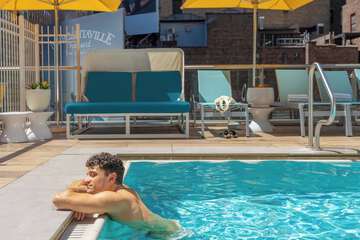 Rooftop pool