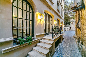 Front of property - evening/night