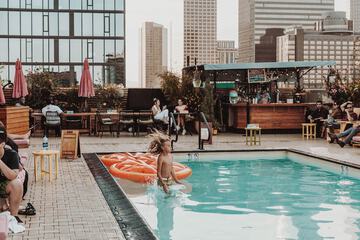 Rooftop pool