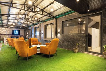 Lobby sitting area