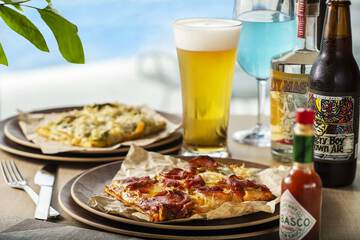 Poolside bar