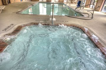 Indoor spa tub