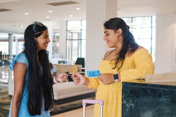 Check-in/check-out kiosk