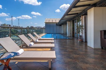 Rooftop pool