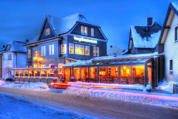 Front of property - evening/night